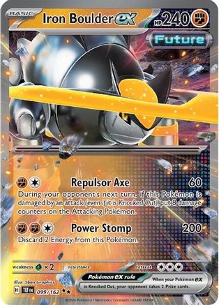 Iron Boulder ex 099/162 - SV05 Temporal Forces Holofoil