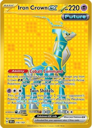 Iron Crown ex 216/162 - SV05 Temporal Forces Holofoil