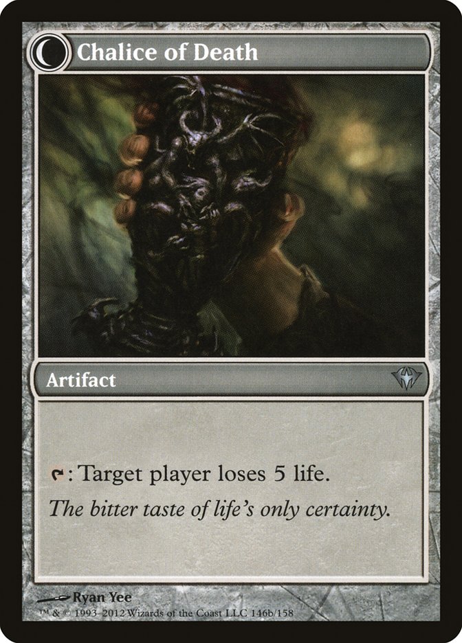 Chalice of Life // Chalice of Death (DKA-146) - Dark Ascension: (Double Faced Transform) Foil