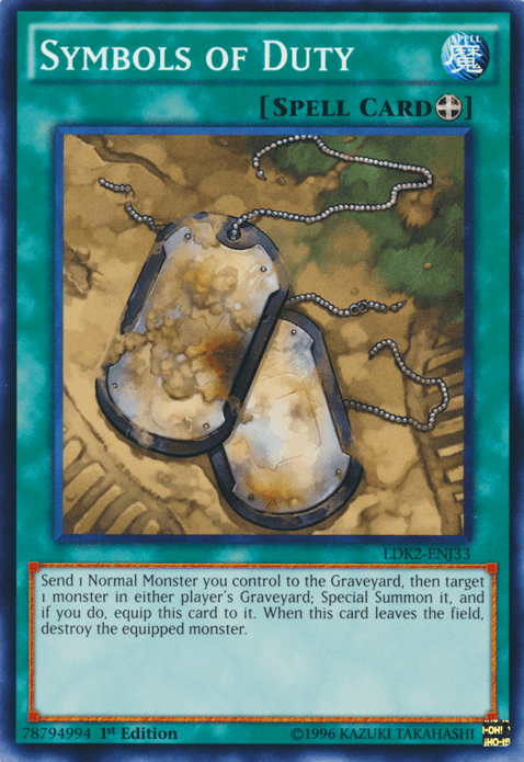Symbols of Duty [LDK2-ENJ33] Common - Josh's Cards