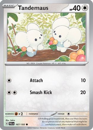Tandemaus (Cosmos Foil) 167/193 - Miscellaneous Cards & Products Holofoil