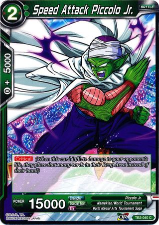 Speed Attack Piccolo Jr. (TB2-040) [World Martial Arts Tournament] Parallel Foil