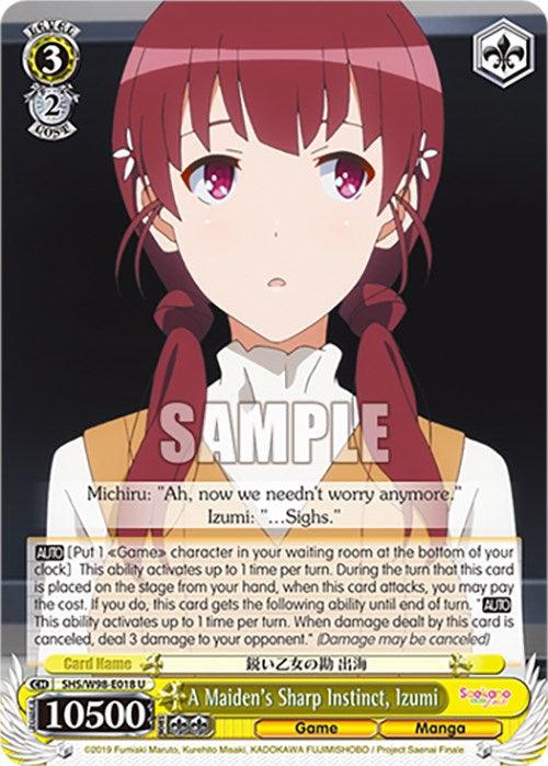 A Maiden's Sharp Instinct, Izumi (SHS/W98-E018 U) [Saekano the Movie: Finale] - Josh's Cards