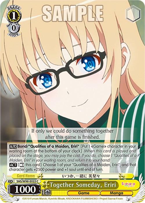 Together Someday, Eriri (SHS/W98-E022 C) [Saekano the Movie: Finale] - Josh's Cards
