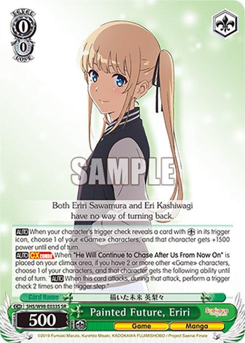 Painted Future, Eriri (SHS/W98-E033S SR) [Saekano the Movie: Finale] - Josh's Cards