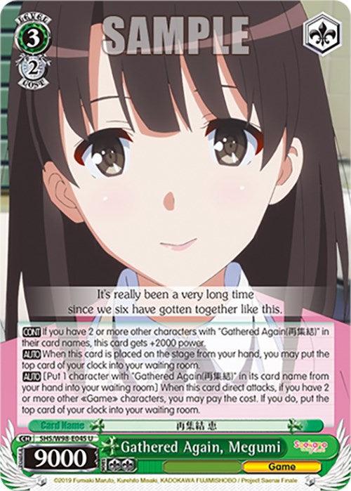 Gathered Again, Megumi (SHS/W98-E045 U) [Saekano the Movie: Finale] - Josh's Cards