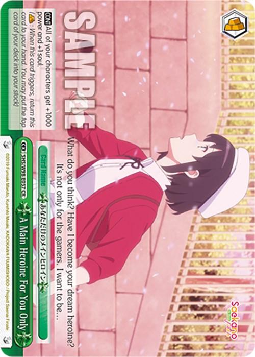 A Main Heroine For You Only (SHS/W98-E057 CR) [Saekano the Movie: Finale] - Josh's Cards