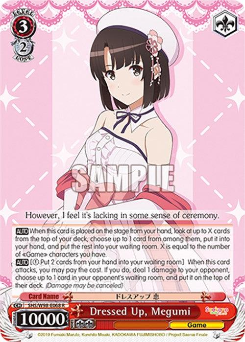 Dressed Up, Megumi (SHS/W98-E068 R) [Saekano the Movie: Finale] - Josh's Cards
