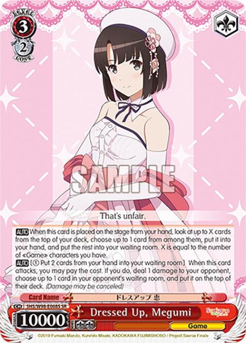 Dressed Up, Megumi (SHS/W98-E068S SR) [Saekano the Movie: Finale] - Josh's Cards