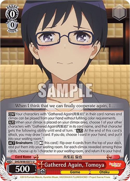 Gathered Again, Tomoya (SHS/W98-E071 U) [Saekano the Movie: Finale] - Josh's Cards