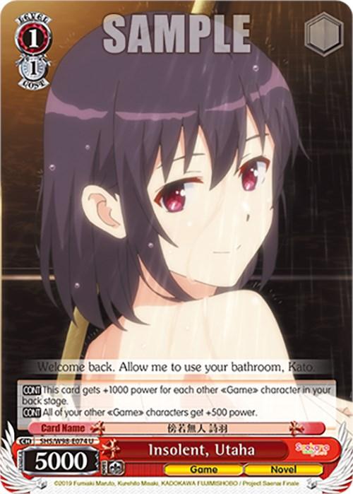 Insolent, Utaha (SHS/W98-E074 U) [Saekano the Movie: Finale] - Josh's Cards