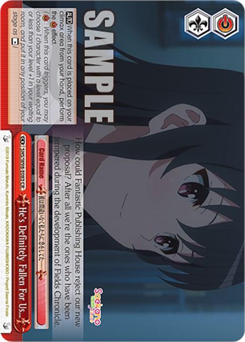 He's Definitely Fallen For Us (SHS/W98-E083 CR) [Saekano the Movie: Finale] - Josh's Cards