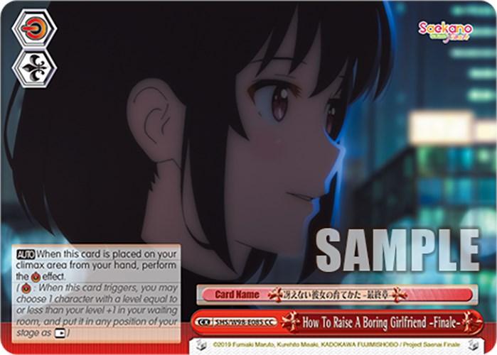 How To Raise A Boring Girlfriend Finale (SHS/W98-E085 CC) [Saekano the Movie: Finale] - Josh's Cards