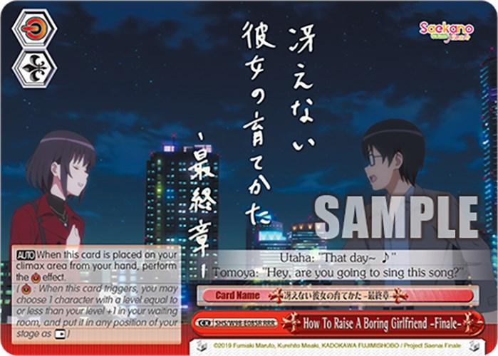 How To Raise A Boring Girlfriend Finale (SHS/W98-E085R RRR) [Saekano the Movie: Finale] - Josh's Cards