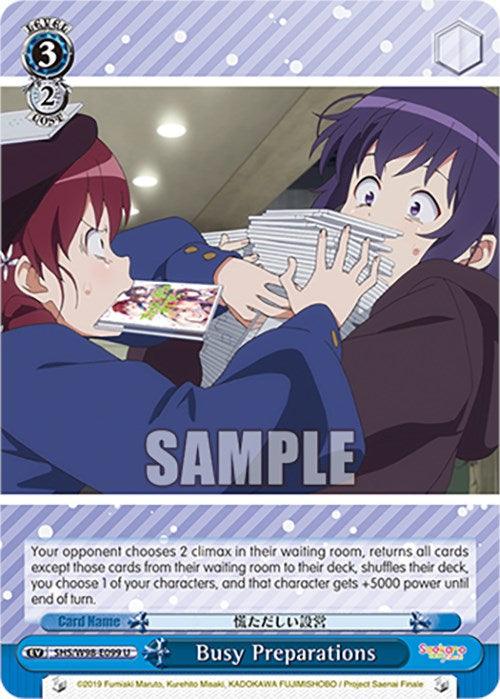 Busy Preparations (SHS/W98-E099 U) [Saekano the Movie: Finale] - Josh's Cards