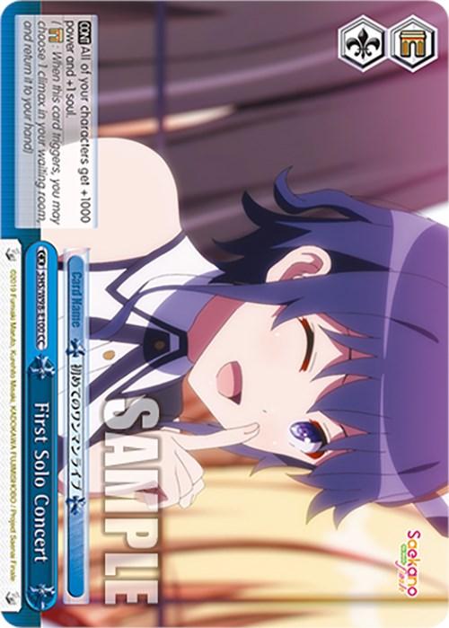 First Solo Concert (SHS/W98-E100 CC) [Saekano the Movie: Finale] - Josh's Cards