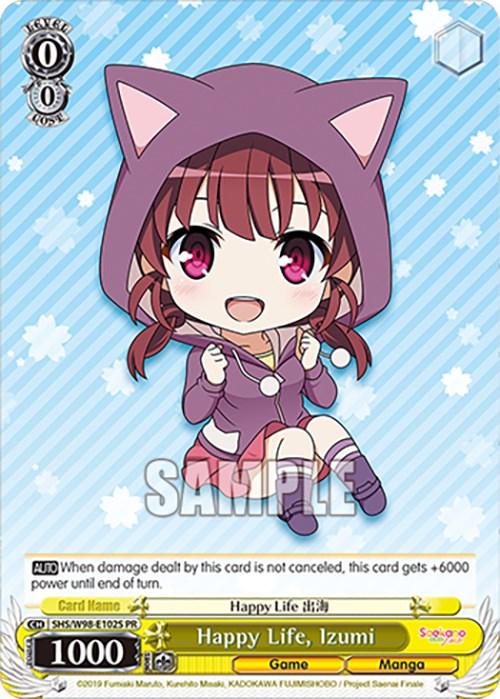 Happy Life, Izumi (SHS/W98-E102S PR) [Saekano the Movie: Finale] - Josh's Cards