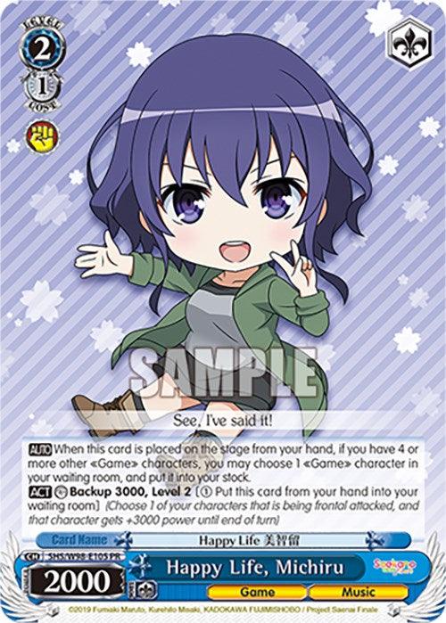 Happy Life, Michiru (SHS/W98-E105 PR) [Saekano the Movie: Finale] - Josh's Cards