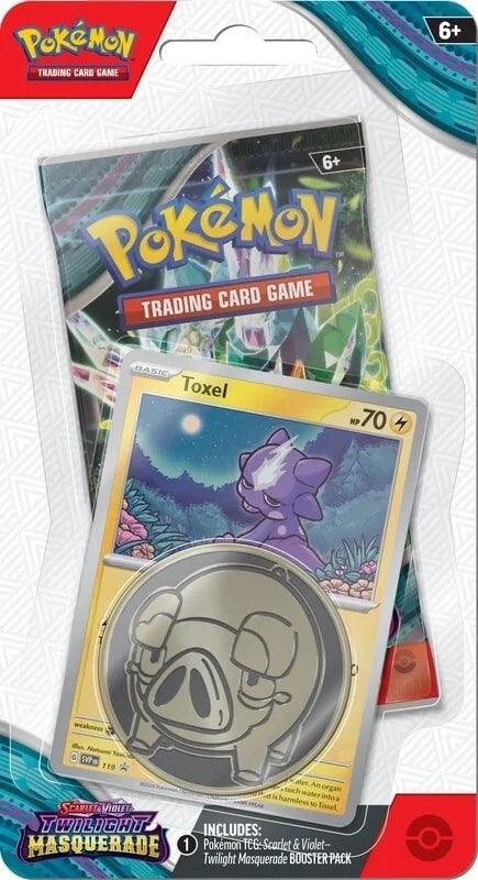 Scarlet & Violet: Twilight Masquerade - Single Pack Blister (Toxel) - Josh's Cards