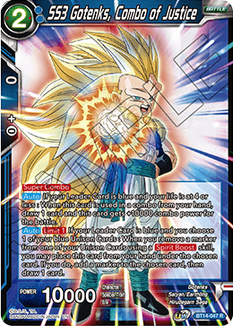 SS3 Gotenks, Combo of Justice (BT14-047) [Cross Spirits] Parallel Foil