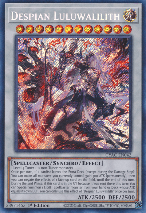 Despian Luluwalilith [CYAC-EN042] Secret Rare - Josh's Cards