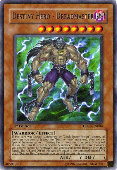 Destiny Hero - Dreadmaster [DP05-EN004] Rare - Josh's Cards