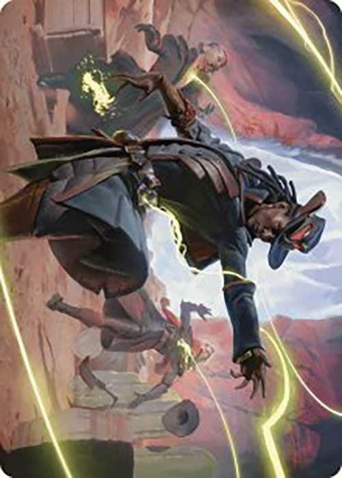 Lilah, Undefeated Slickshot Art Card [Outlaws of Thunder Junction Art Series] - Josh's Cards