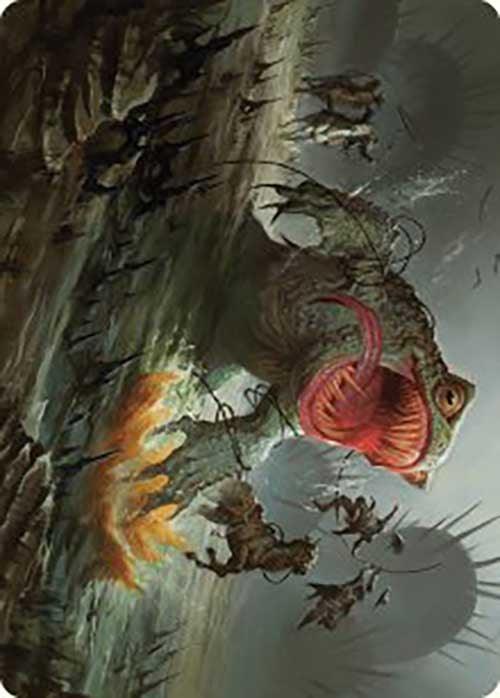 The Gitrog, Ravenous Ride Art Card [Outlaws of Thunder Junction Art Series] - Josh's Cards