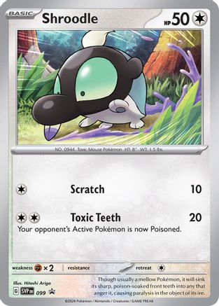 Shroodle [99] (SV: Scarlet & Violet Promo Cards) Holofoil