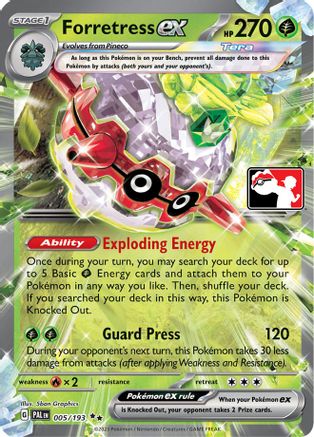Forretress ex 005/193 - Prize Pack Series Cards Holofoil