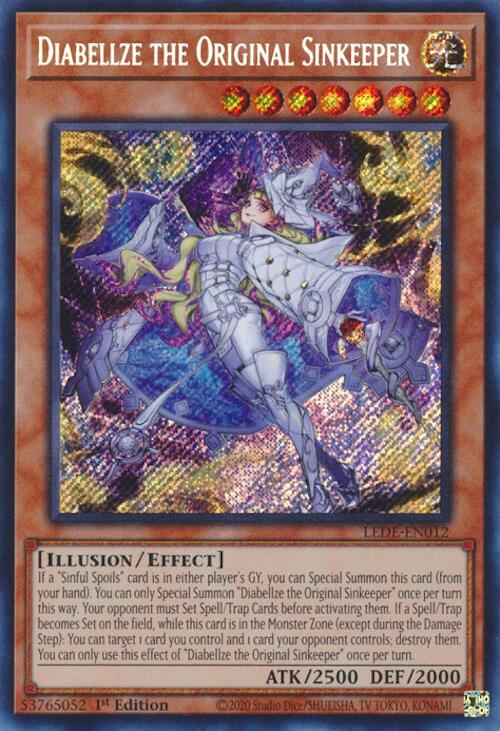 Diabellze the Original Sinkeeper (LEDE-EN012) - Legacy of Destruction 1st Edition