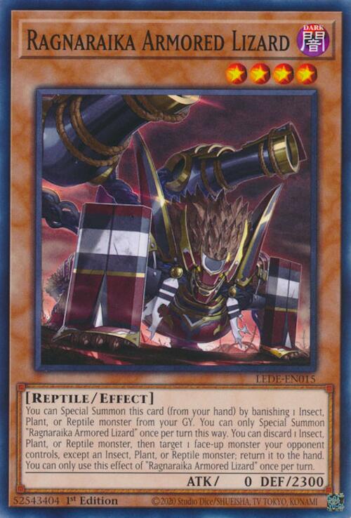 Ragnaraika Armored Lizard (LEDE-EN015) - Legacy of Destruction 1st Edition