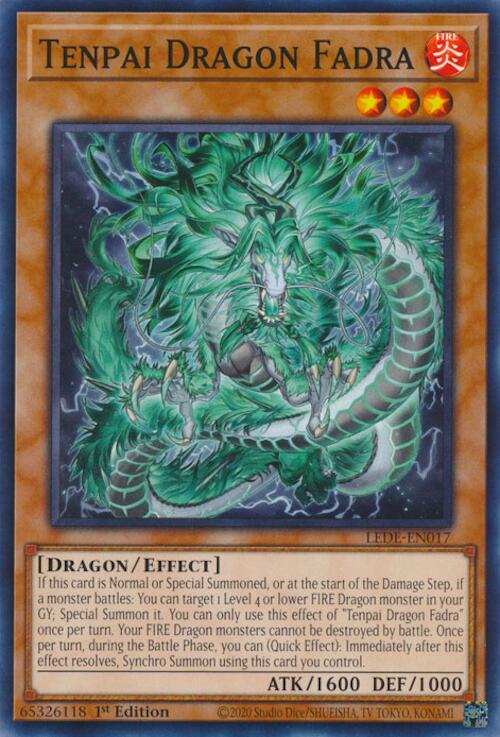 Tenpai Dragon Fadra (LEDE-EN017) - Legacy of Destruction 1st Edition