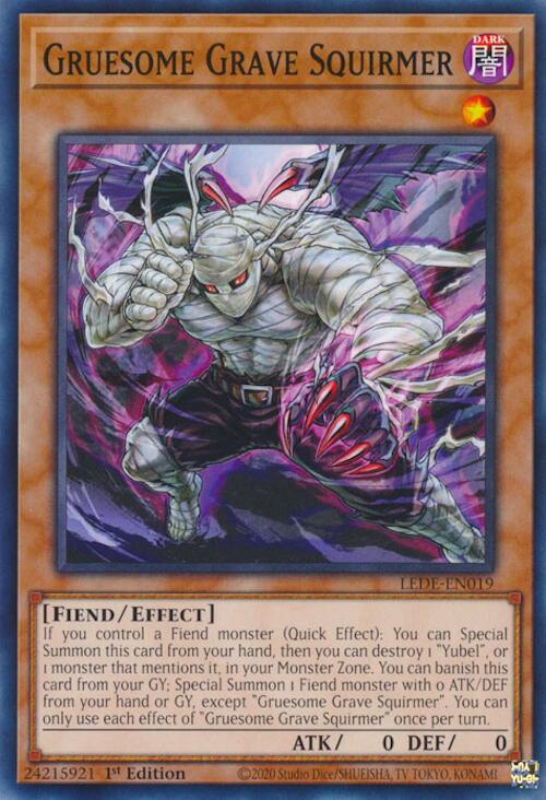 Gruesome Grave Squirmer (LEDE-EN019) - Legacy of Destruction 1st Edition