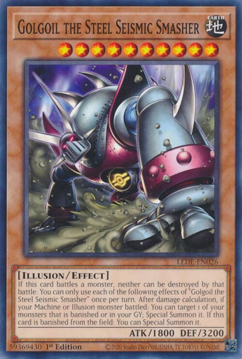 Golgoil the Steel Seismic Smasher (LEDE-EN026) - Legacy of Destruction 1st Edition