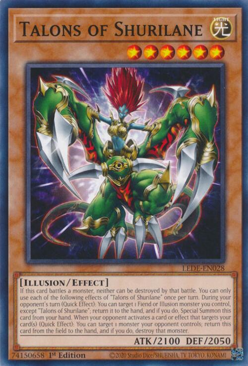 Talons of Shurilane (LEDE-EN028) - Legacy of Destruction 1st Edition