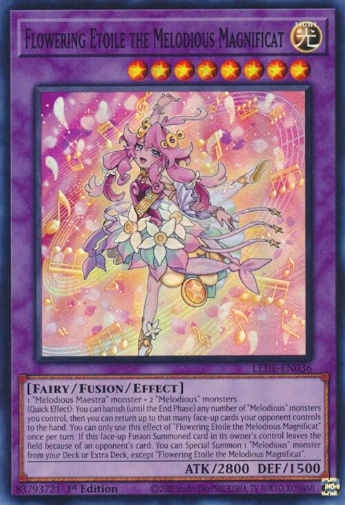 Flowering Etoile the Melodious Magnificat (LEDE-EN036) - Legacy of Destruction 1st Edition