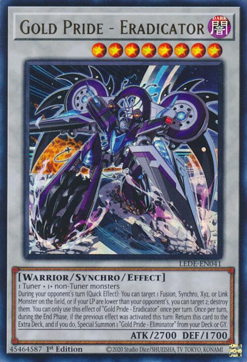 Gold Pride - Eradicator (LEDE-EN041) - Legacy of Destruction 1st Edition