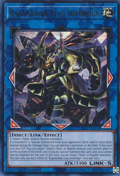 Ragnaraika Stag Sovereign (LEDE-EN050) - Legacy of Destruction 1st Edition