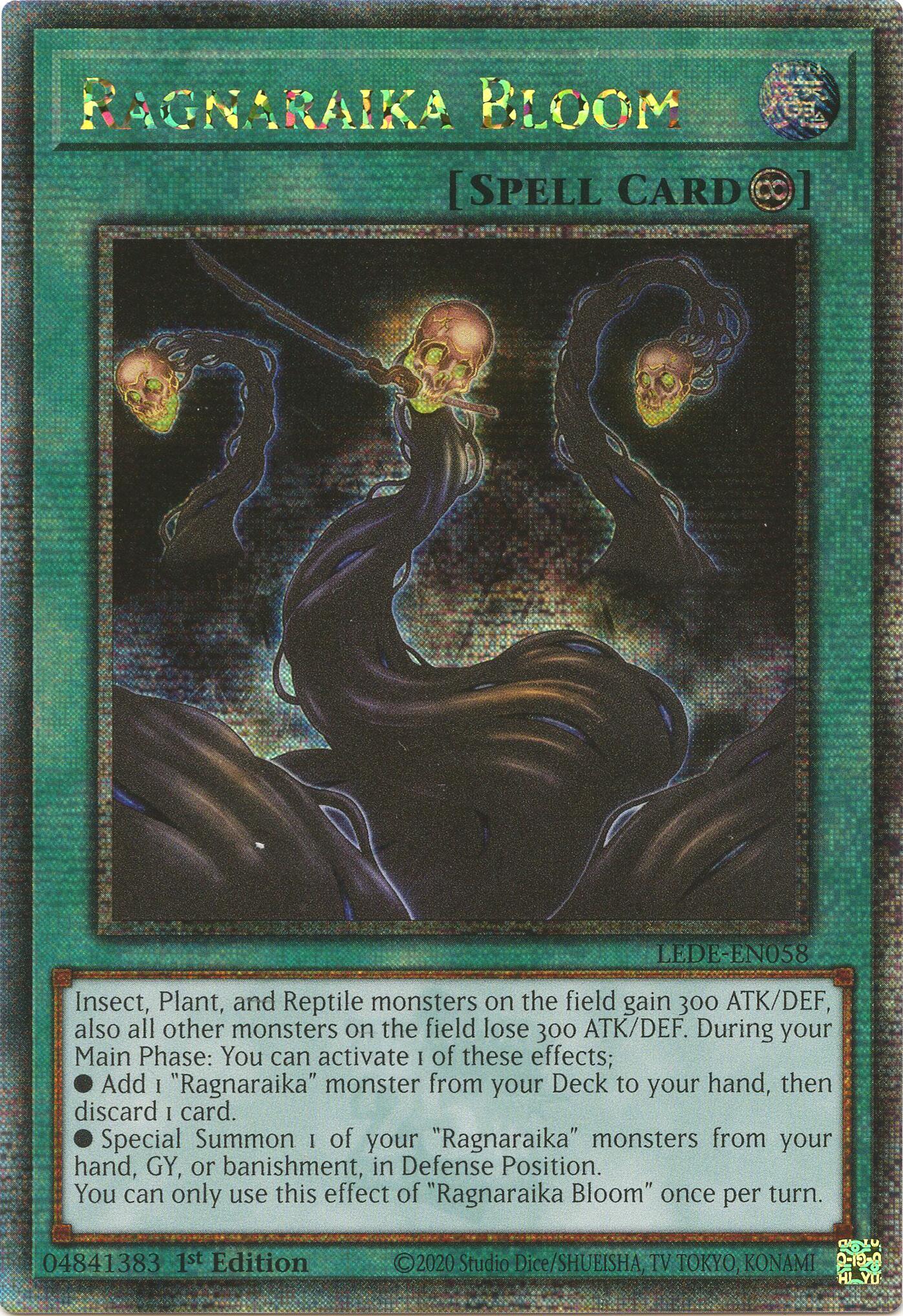 Ragnaraika Bloom (Quarter Century Secret Rare) (LEDE-EN058) - Legacy of Destruction 1st Edition