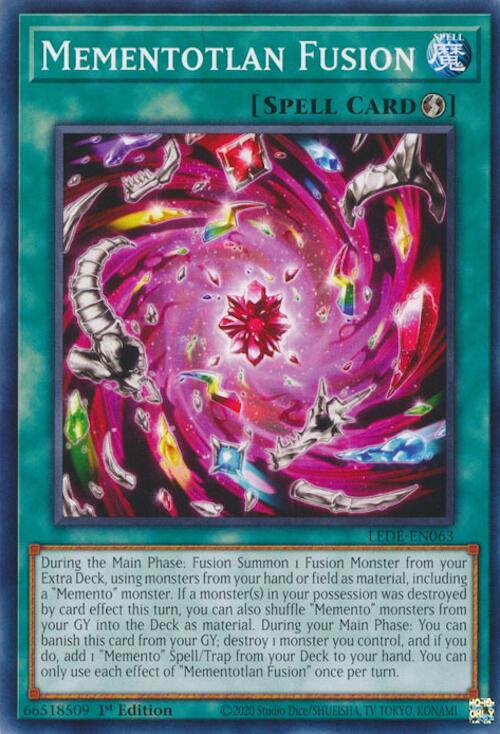 Mementotlan Fusion (LEDE-EN063) - Legacy of Destruction 1st Edition