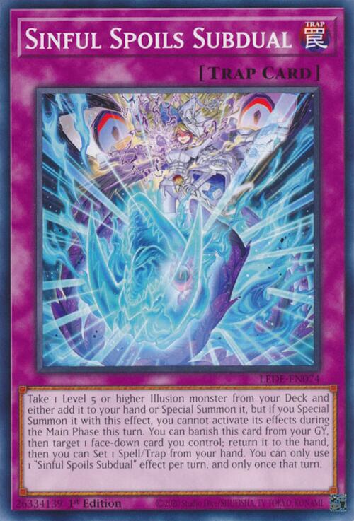 Sinful Spoils Subdual (LEDE-EN074) - Legacy of Destruction 1st Edition