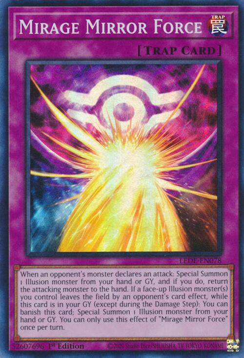 Mirage Mirror Force (LEDE-EN078) - Legacy of Destruction 1st Edition