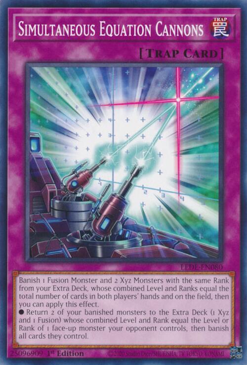 Simultaneous Equation Cannons (LEDE-EN080) - Legacy of Destruction 1st Edition