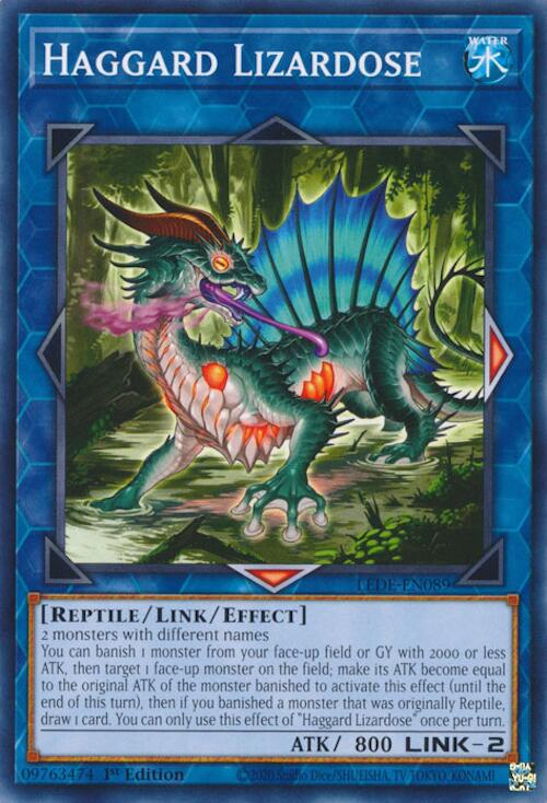 Haggard Lizardose (LEDE-EN089) - Legacy of Destruction 1st Edition