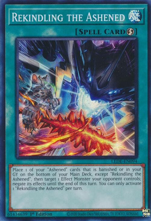 Rekindling the Ashened (LEDE-EN094) - Legacy of Destruction 1st Edition