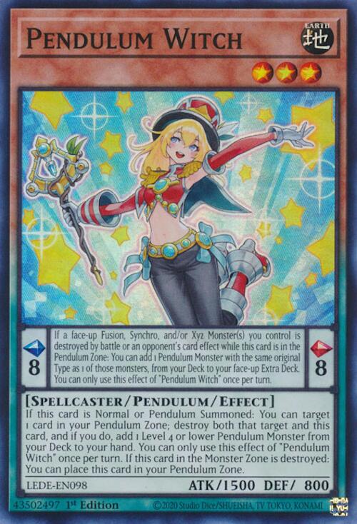 Pendulum Witch (LEDE-EN098) - Legacy of Destruction 1st Edition