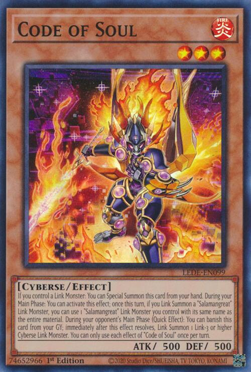 Code of Soul (LEDE-EN099) - Legacy of Destruction 1st Edition