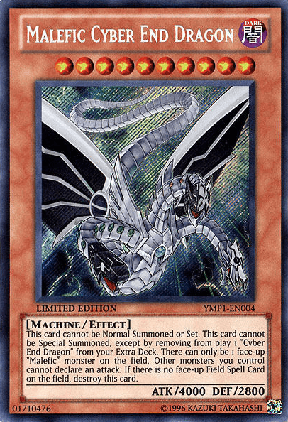 Malefic Cyber End Dragon [YMP1-EN004] Secret Rare - Josh's Cards