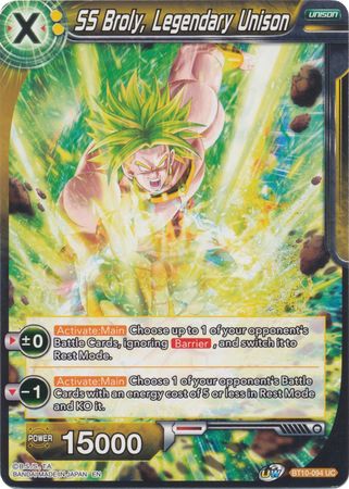 SS Broly, Legendary Unison (BT10-094) [Rise of the Unison Warrior 2nd Edition] Parallel Foil